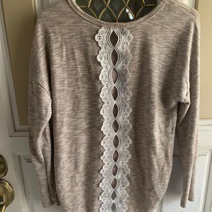 Open-Backed Loose-Fit Sweater